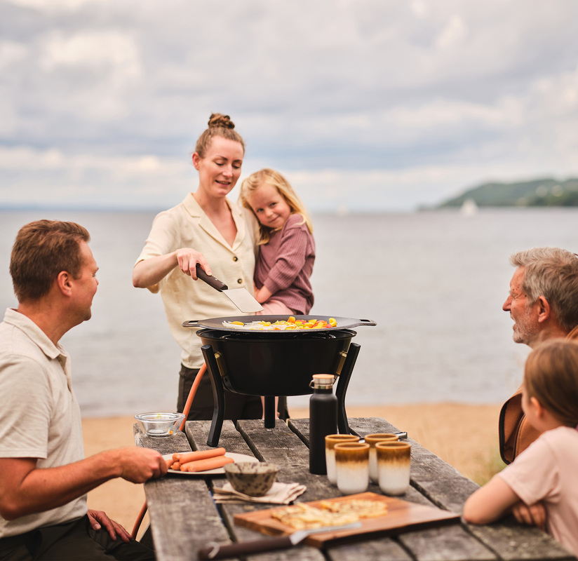 Stekhällsset gasol SL Svart 48 cm