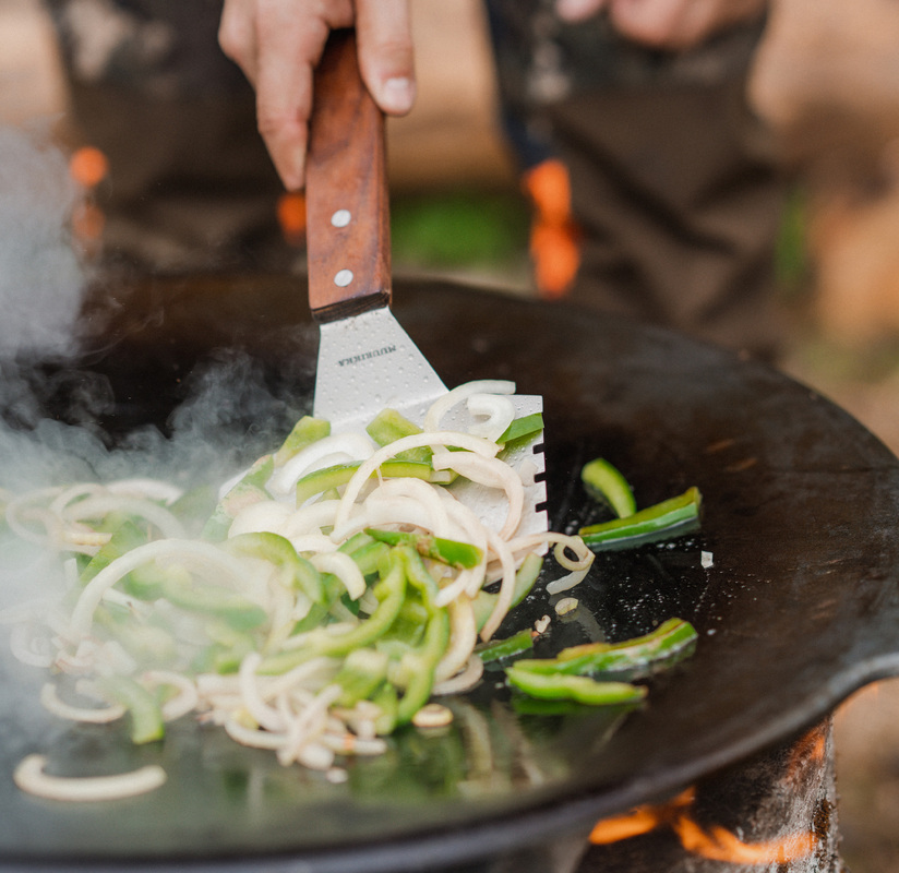 Stekspade Universal Rostfritt/ask