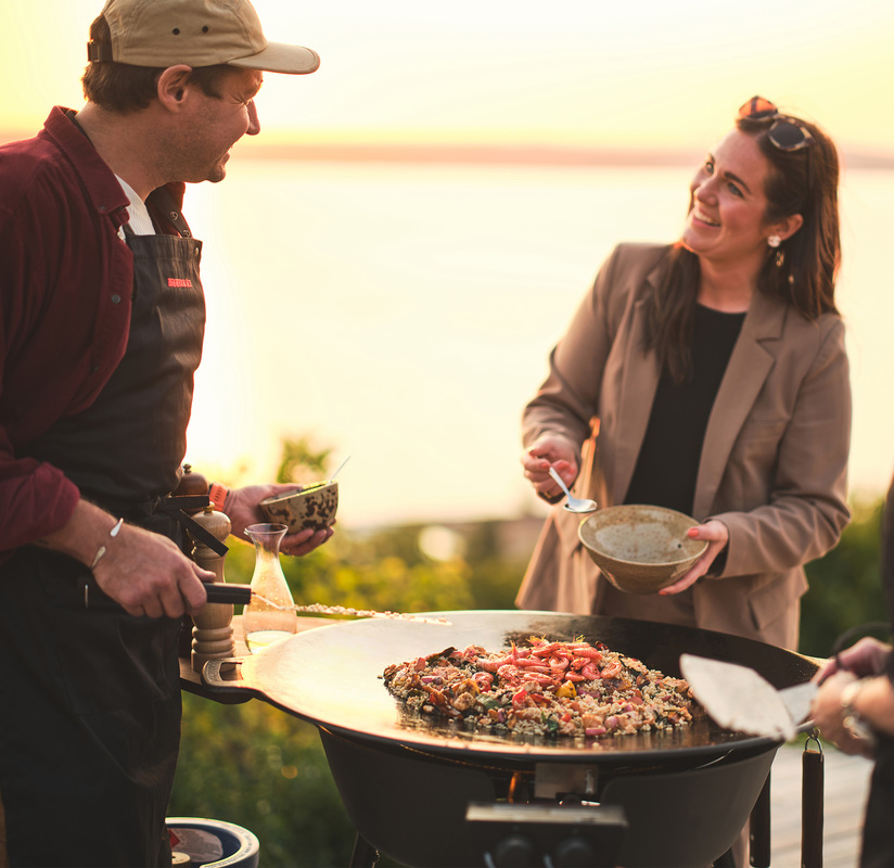 Stekhällsset gasol LL Svart 78 cm