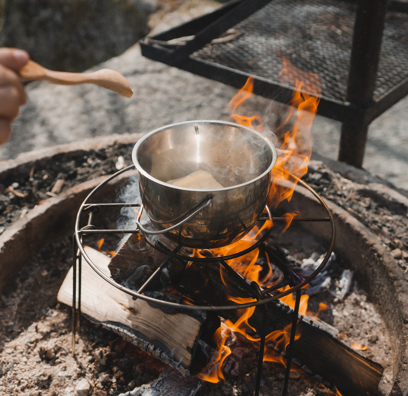 Matlagningshäll för stekpannor Rostfritt