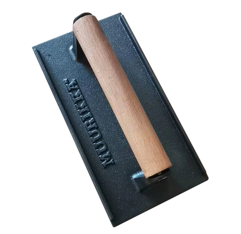 Grillpress rektangulär Gjutjärn