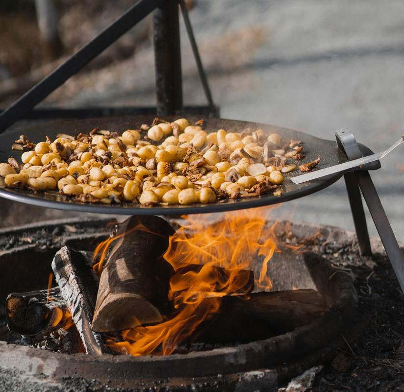 Ben för stekhäll 38-78 cm