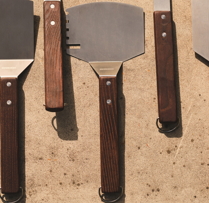 Stekspade Universal Rostfritt/ask