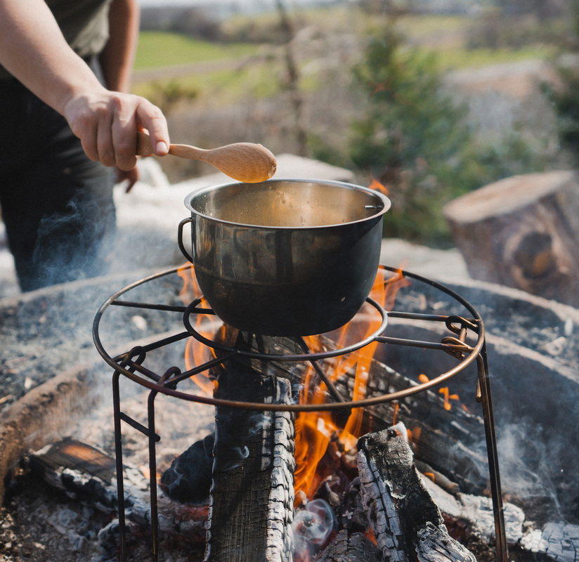Matlagningshäll för stekpannor Rostfritt