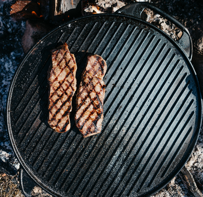 Grillpanna Gjutjärn 42 cm