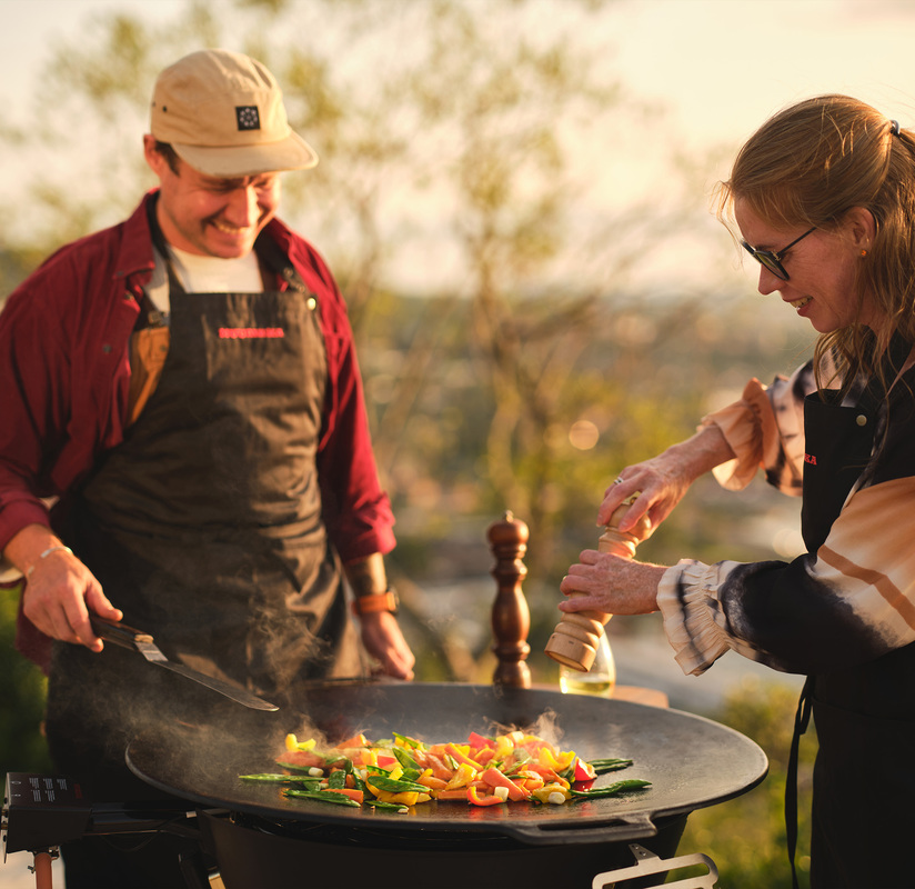 Stekhällsset gasol LL Svart 78 cm